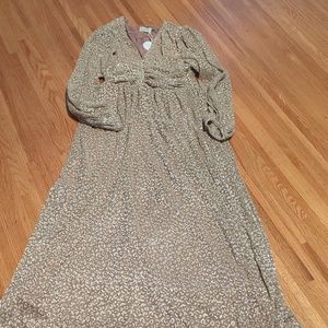 Celeste long sleeve maxi dress